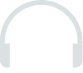 ícone de fone de ouvido cinza