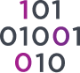 ícone de código binário