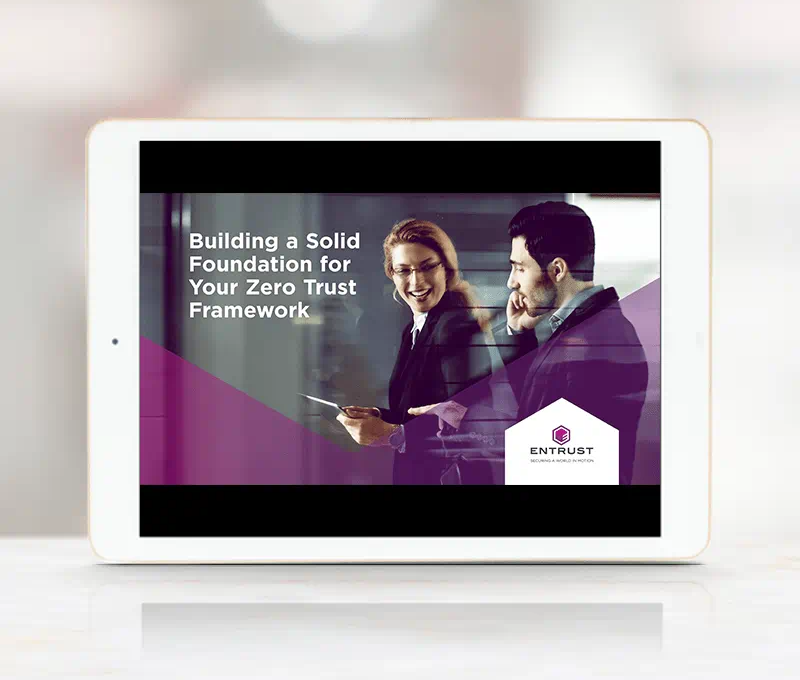 Deckblatt des Berichts „Aufbau eines soliden Fundaments für Ihr Zero-Trust-Framework“