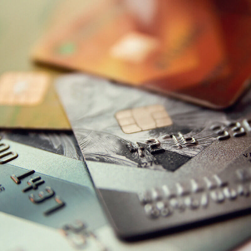 стопка кредитных карт
