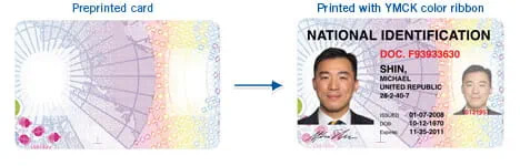 公的身分証明カードの画像