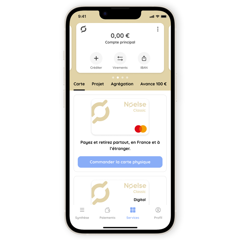 noelse pay mobile banking app screen