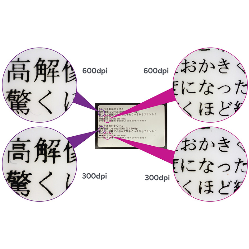 DS3H と DS3H 600dpi の違い