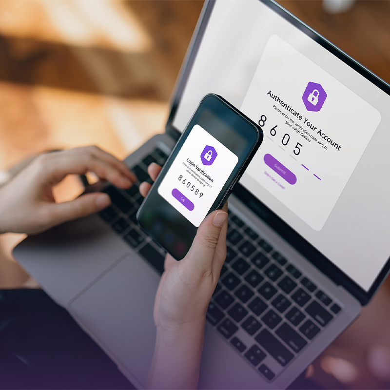 autenticação de laptop com celular