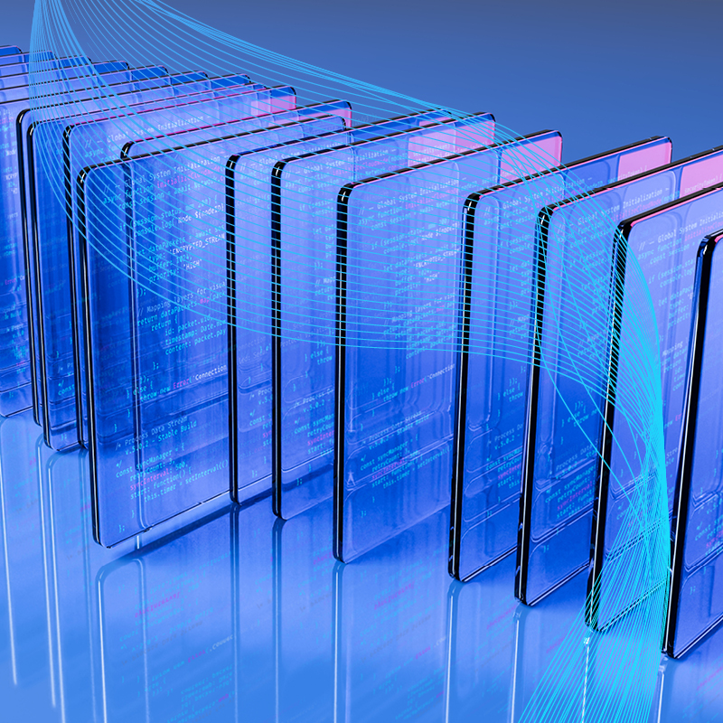 abstract image of files