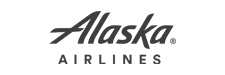 Alaska Airlines logo gray