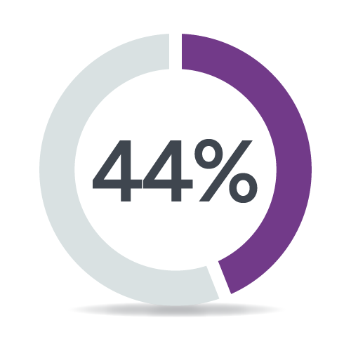 44% icon