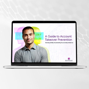 Practical Guide to Account Takeover cover on laptop screen