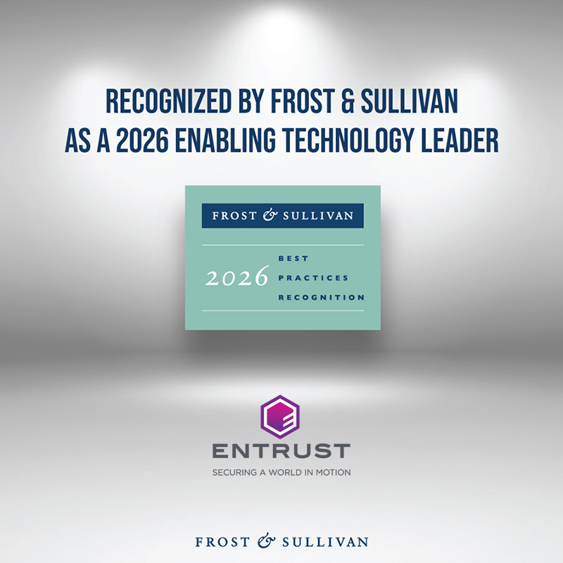 Frost & Sullivan 2026 Enabling Technology Leader report banner