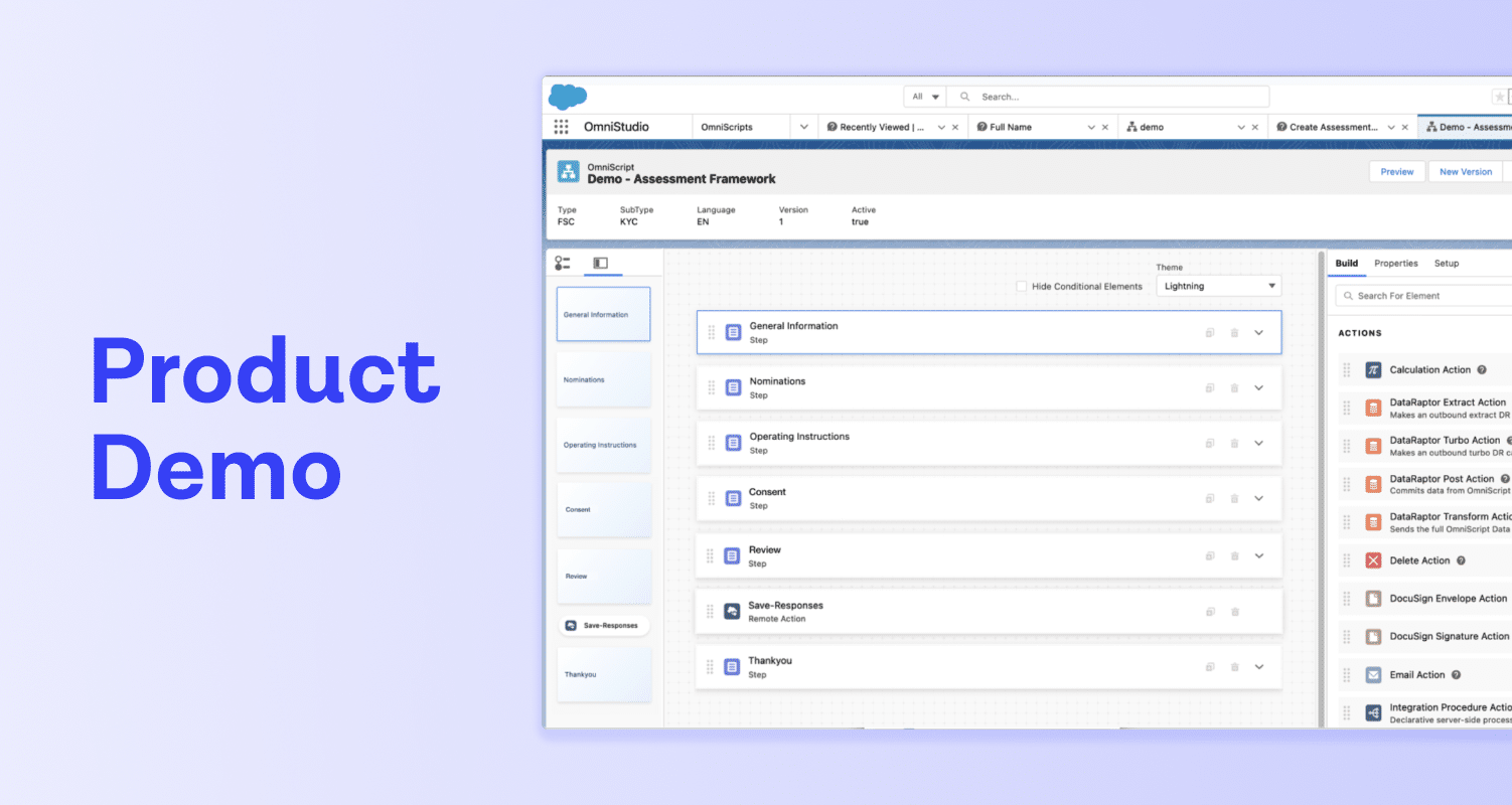Fraud detection product demo