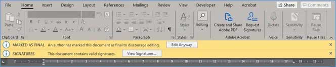 how to sign a word document step 6