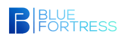 Blue fortress logo
